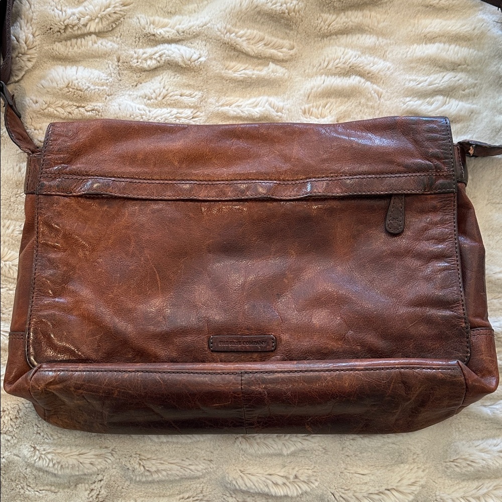 Frye Genuine Leather Messenger Bag - Picture 2 of 14